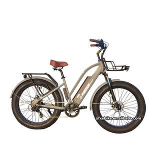 Vélo électrique Passion 24 pouces City 48V <span class=keywords><strong>Beach</strong></span> <span class=keywords><strong>Cruiser</strong></span> 7 vitesses avec batterie intégrée, pneus larges, freins à disque, cadre en aluminium pour femmes - Product Image 4