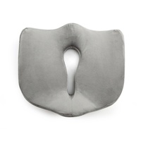 Nouveau design multifonctionnel, coussin de siège en gel de mousse à mémoire de forme ventilé, en forme de U, amovible et lavable, pour voiture, soulageant la douleur et favorisant la relaxation.
