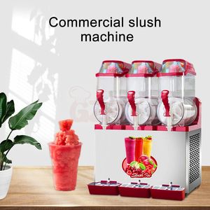 3 bols tête trois réservoirs saveur espace boisson glacée <span class=keywords><strong>Slash</strong></span> Daiquiri Margarita Slushee Slushie Slushie Machine à Slush 3 réservoir nouveau Commercial - Product Image 2
