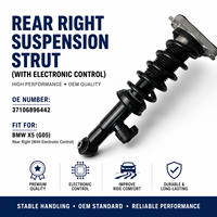Conjunto de Amortiguador de Impactos Máximos, Pieza de Suspensión para BMW X5 G05 Trasero Derecho, Control Electrónico, OE 37106896442