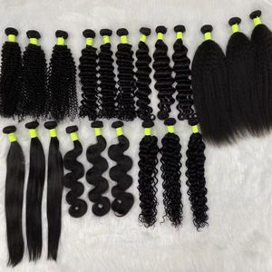 Extensions de cheveux brésiliens Letsfly 10A, mèches de cheveux vierges bruts, cheveux naturels d'origine, tissage lisse, ondulé, bouclé, yaki - Product Image 1
