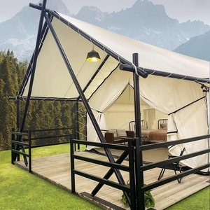 เต็นท์โรงแรมหรูโครงสร้างเหล็ก T9 สำหรับรีสอร์ทกลางแจ้งและแคมป์ปิ้ง - Product Image 2