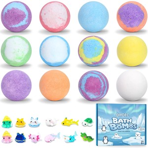 Collection de jouets : Boules de sel de bain effervescentes parfumées aux huiles essentielles pour la relaxation et un sommeil profond - Product Image 1