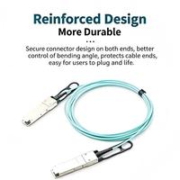 RoHS Uyumlu 56G QSFP+ AOC Aktif Optik Kablo Tam Çift Yönlü Bulut Veri Merkezi 5g için
