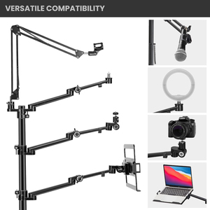 5-in-1 Đa Chức Năng Acrylic Sống Đứng Set Cho Máy Tính Xách Tay Ánh Sáng Núi Microphone Bracket Máy Ảnh Chủ Youtube Trang Điểm <span class=keywords><strong>Video</strong></span> - Product Image 4