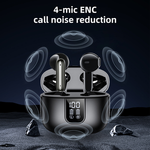 J11Pro <strong>TWS</strong> Earbuds <strong>4</strong>-mic ENC Wireless for Bluetooth Headphones with Noise Cancelling Digital Display Battery Indicator - Product Image 6