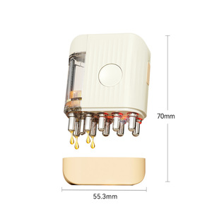 Aplicador Eléctrico de Medicamentos para el Cuero Cabelludo con Masaje por Vibración y Luz Roja de 70 mm x 55,3 mm para el Cuidado de la Cabeza y el Crecimiento del Cabello - Product Image 1