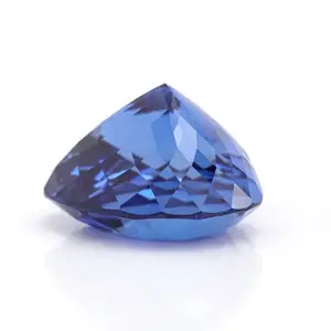 流行的心形批发实验室生长的蓝宝石宝石，各种形状的珠宝标记库存