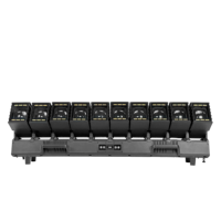 IP66 Medusa 10pcs 60W RGBW 4 in1 LED Swing Beam Bar Waschen mit RGB-LEDs Außen kreis Moving Head Matrix Light für Stage Bar Club