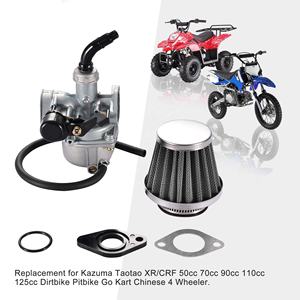 GOOFIT PZ19 carburateur avec filtre à Air de remplacement pour Kazuma Taotao Baja Roketa SUNL Honda XR/<span class=keywords><strong>CRF</strong></span> 50cc 70cc <span class=keywords><strong>90cc</strong></span> 110cc 125ccATV - Product Image 5