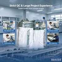 Membrane imperméable en HDPE pré-appliquée, auto-adhésive, matériaux imperméables pour bâtiments