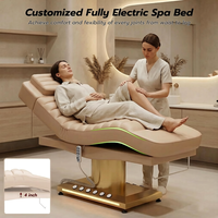 Fauteuil de Podologie Électrique Chauffant de Luxe pour Salon de Spa, Traitement Esthétique, Soin du Visage, Lit de Beauté pour Cils, Table de Massage