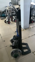 Chariot électrique pour escaliers SC201-200-600W, moteur en acier au carbone, 2 roues, réglable, OEM, capacité de charge de 300 kg, pour le transport