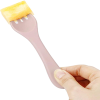 Groothandel Bpa-Vrij Siliconen Servies Set Food Grade Vork En Lepel Voor 0-12 Maanden Baby 'S Kwaliteit Babyvoedingsproducten