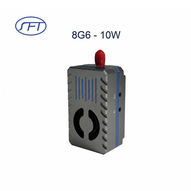SFT 8.6G 10W FPV Video Transmitter Module 88CH High Power Wireless Video Transmission System Low Latency VTX