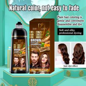 420ml Black <strong>Hair</strong> <strong>Dye</strong> Cream Instant Permanent <strong>Hair</strong> Color for <strong>Men</strong> and Women Lasts 30 Days Mineral Formula - Product Image 6