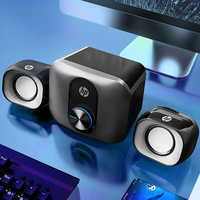 Para DHS-2111S USB 2.1 Sistema de Sonido Estéreo de 3.5-10W con Subwoofer de 2.5" y Control por Voz, Crossover de Audio de Tres Vías para Cine en Casa