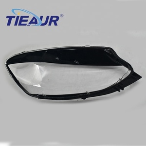 TIEAUR Accessoires Auto Très Vendus Cache-Phare Transparent à Bordure Noire Couleur Unie pour GOLF7.5 Année 2018-2020 - Product Image 3