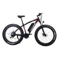 Vélo de montagne à pneus larges Batterie au lithium 48v 10ah Vélo à double frein à disque