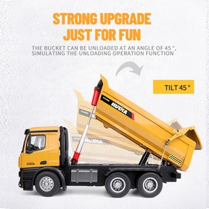 Camión <span class=keywords><strong>de</strong></span> construcción a control remoto, camión <span class=keywords><strong>de</strong></span> construcción <span class=keywords><strong>de</strong></span> aleación <span class=keywords><strong>de</strong></span> metal huina rc, <span class=keywords><strong>grande</strong></span>, fundido a presión, camión <span class=keywords><strong>de</strong></span> basura con luz - Product Image 5