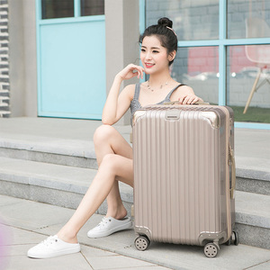 20 24 26 Inch Travel Trolley <b>Suitcase</b> With Combination <b>Lock</b> Universal Wheels Lightweight Durable Solid Color Unisex <b>Suitcase</b> - Product Image 2