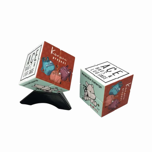 Logotipo personalizado publicidad <span class=keywords><strong>3D</strong></span> <span class=keywords><strong>cubo</strong></span> mágico y Diy rompecabezas creativo juguete <span class=keywords><strong>3x3</strong></span> personalizado 6 caras Foto imagen para promoción - Product Image 4