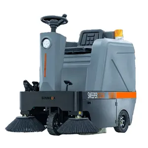 S1250A varredora de chão industrial máquina de limpeza de ruas varredora de estrada para condução varredora de chão