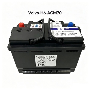 Batterie hybride <span class=keywords><strong>Volvo</strong></span> neuve pour modèle 2015, batterie de voiture au plomb-acide d'origine <span class=keywords><strong>Volvo</strong></span> 12V 70Ah 750En pour <span class=keywords><strong>Volvo</strong></span> C30 C70 <span class=keywords><strong>S40</strong></span> S60 - Product Image 2