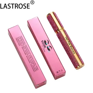 Private Label Hete Roze Mascara 3d Fiber Lash Mascara Eigen Merk Veganistische Organische Waterdichte Volume Diamant Mascara