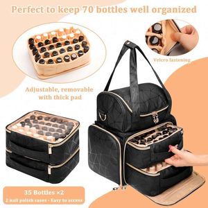 Free Sample <b>Nail</b> <b>Polish</b> <b>Organizer</b> Backpack Holds 70 Bottles and a <b>Nail</b> Lamp, Cases and Manicure Tools Storage <b>Nail</b> Travel Case - Product Image 3