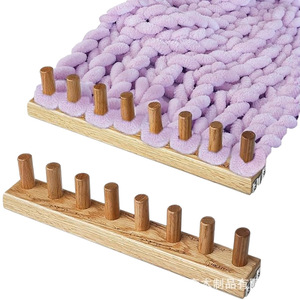 Cross-border wooden yarn knitting tools, DIY tapestry and scarf knitting <b>machine</b>, <b>splicing</b> handmade loom. - Product Image 5