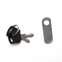 Serrure à came tubulaire haute sécurité en alliage de zinc ANSI Grade 2 chromée pour boîte aux lettres, coffre-fort et armoire de classement - Vente en gros pour fabricants