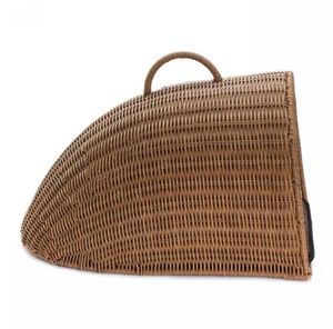 Milieubescherming Natuurlijke Eenvoudige Stijl Bamboe Mand Ambachtelijke Kat Kennel Huisdier Bedden Voor Honden - Product Image 5