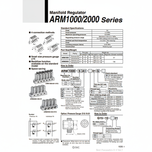 SMC Pneumatics-Regulador de presión de colector, regulador de presión, categoría de producto - Product Image 1