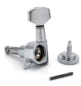 Sintonizadores de bloqueo de guitarra con cabezal de máquina cromado 3R3L para guitarra eléctrica estilo <span class=keywords><strong>Epiphone</strong></span> LP o guitarra acústica - Product Image 6