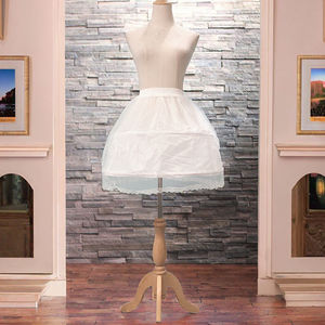 <span class=keywords><strong>Princesse</strong></span> filles a-ligne 2 cerceaux une couche enfants Crinoline jupon sous-vêtement réglable pour <span class=keywords><strong>robe</strong></span> de mariée de fille de fleur - Product Image 3