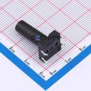 TSA12111-220B532BA Tactile Switch Through hole-4P,11.7x11.5mm Switch Single Pole Single Throw Round Button 2.8N 11.7mm - Product Image 2