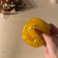 Smoothie Kiwi-kiwifruit Handgemaakt Rubber Squishy Langzaam terugverend Vingerzuigend Simulatie Stressverlichtend Speelgoed Provincie Zhejiang 14