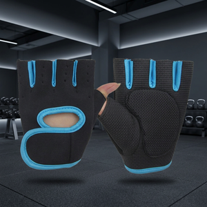 Custom Logo Neoprene Half Finger Weight Lifting Gym Fitness Gloves Wholesale Unisex for Men and Women Outdoor Home - Product Image 2