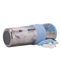 GINT Thailand Double Wall Factory Food Grade Light Titanium Metal Tumbler untuk Teh Buah dan Kopi