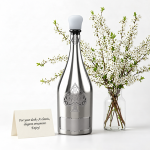 Décoration de table de la série SOLARIS pour la maison et le bureau, en forme de bouteille de <span class=keywords><strong>champagne</strong></span>, 4 couleurs, livraison rapide depuis l'entrepôt européen, 50k - Product Image 3