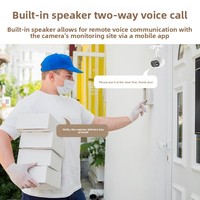 Cámara de Seguridad Inteligente WiFi A4 HD 1080P, Cámara IP Inalámbrica para el Hogar, Audio Bidireccional, Monitoreo de Video CCTV, Sistema de Vigilancia
