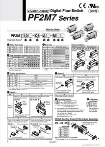 <span class=keywords><strong>SMC</strong></span> Original PF2M701-F1-C รุ่นใหม่ <span class=keywords><strong>PF2M7</strong></span> ซีรีส์ 2-Color Display Digital Flow Switch ตัวกระตุ้นลมแบบดิจิตอล - Product Image 6