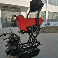 Mini camion à benne basculante sur chenilles entièrement hydraulique tout terrain fabriqué en Chine mini à vendre