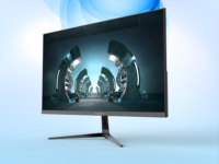 Écran d'Ordinateur de Jeu FHD 24 Pouces 100Hz IPS, Moniteur Plat de Bureau et de Jeu, PC Sans Cadre OEM
