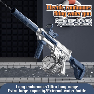 M416 tự động điện Đồ chơi súng nước, điện mực súng, tầm xa Chụp súng nước điện với ánh sáng - Product Image 4