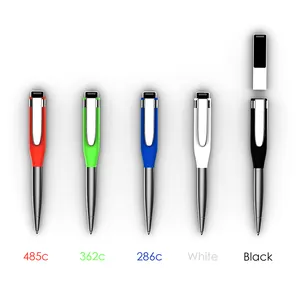 Pen Shape usb key With Logo Retractable Pormo Printed Stick Personalised Pendrive original de 32gb Pen Drive