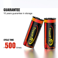 TrustFire 26650 Batterie Lithium-Ion Rechargeable 5000mAh 3.6V avec Port de Charge Micro-USB pour Caméra et Tondeuse à Gazon