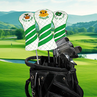 Couvre-chef de golf de luxe personnalisé Couvre-chef de pilote de golf en cuir PU