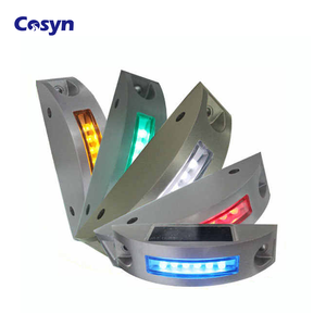 Cosyn, lumière <span class=keywords><strong>de</strong></span> sécurité routière LED demi-lune, alimentée par énergie solaire, pour terrasses, quais, bateaux, allées, escaliers, trottoirs - Product Image 1